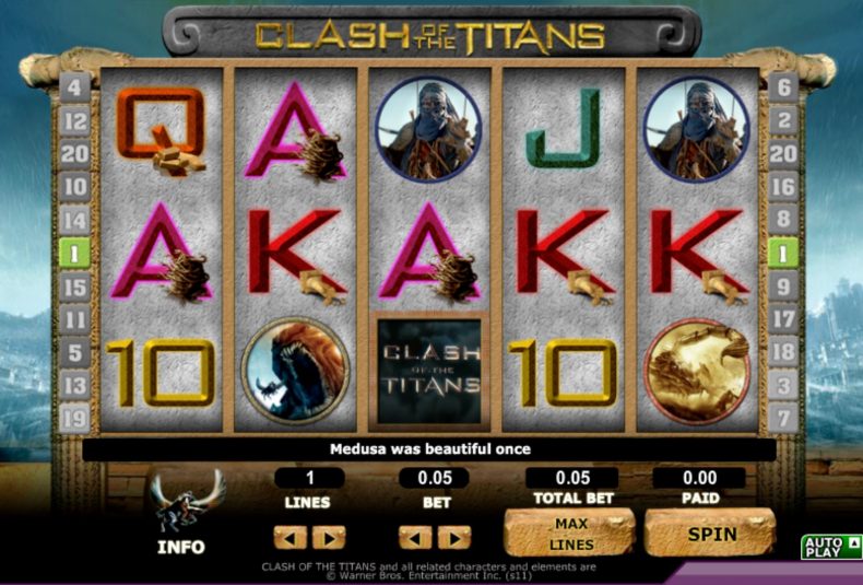 азартная игра столкновение титанов