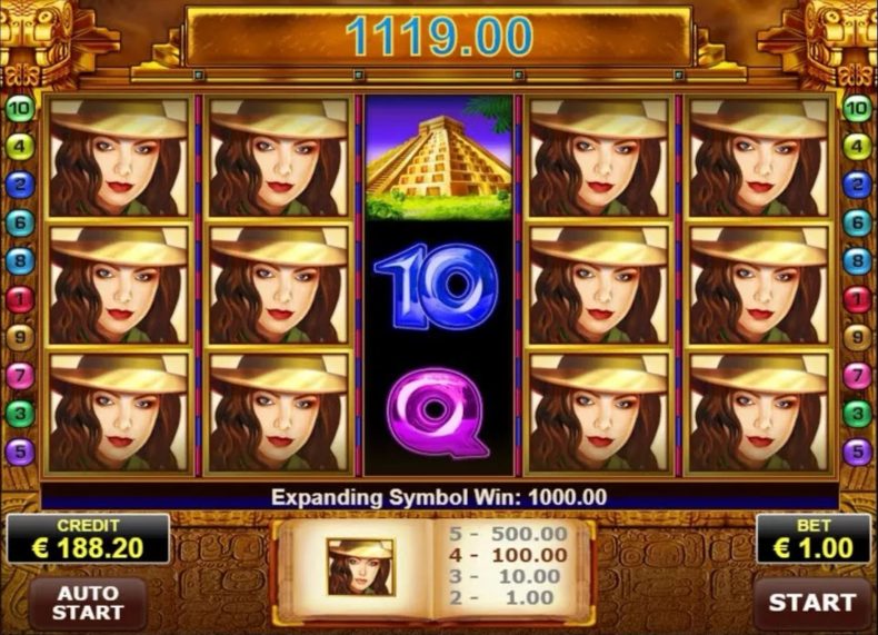 бонус в автомате бук оф ацтек