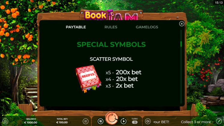 Бонусные опции и дополнения Book of Jam