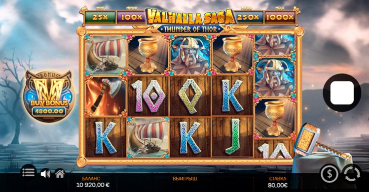 Бонусные опции и особенности их работы Valhalla Saga Thunder of Thor