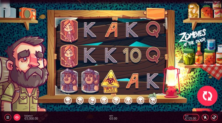 Внешний вид автомата Zombies at the Door