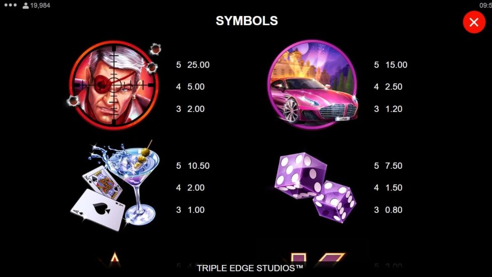 Символы Assassin Moon