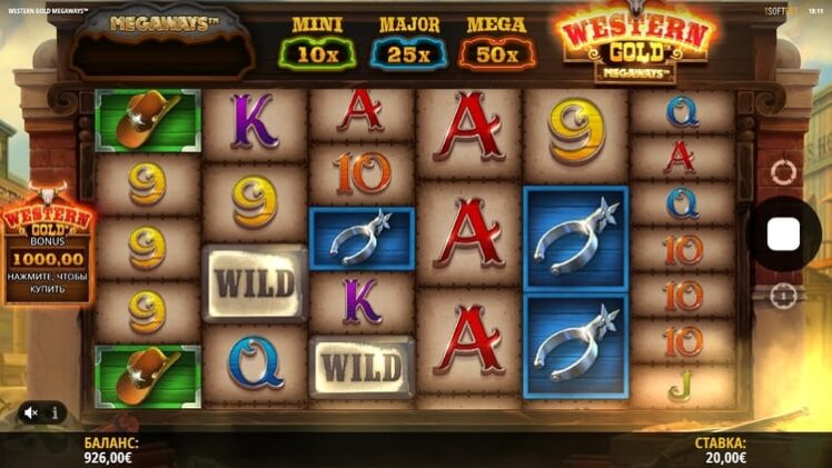 Слот Western Gold Megaways