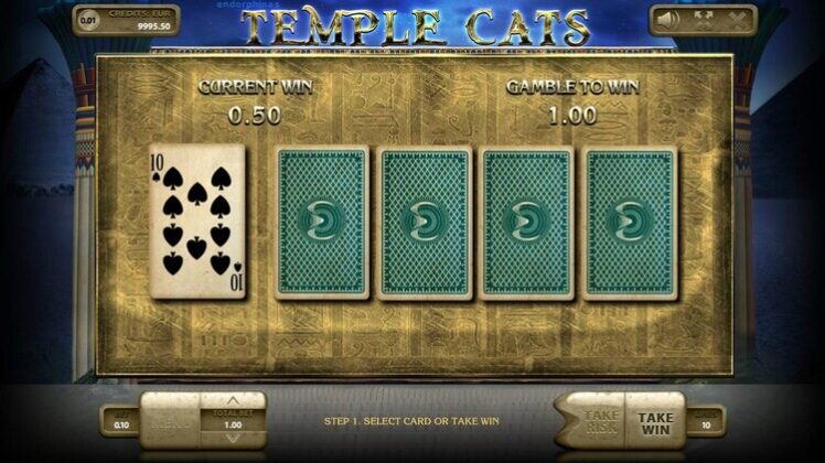 Встроенные бонусы и особенности их работы Temple Cats