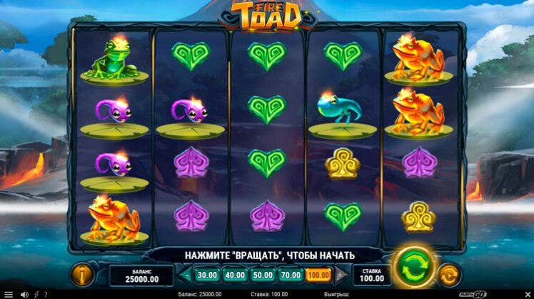 Оформление автомата Fire Toad