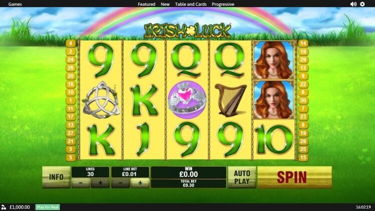 Оформление автомата Irish Pot Luck