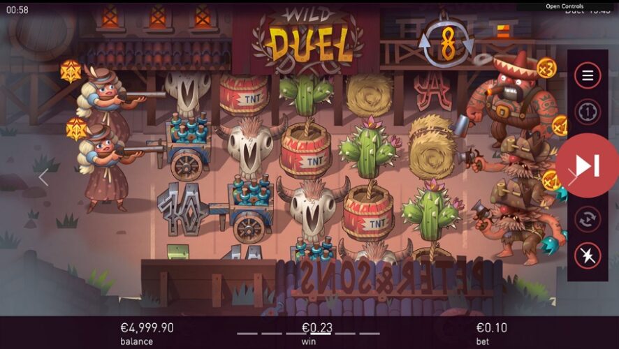 Оформление слота Wild Duel