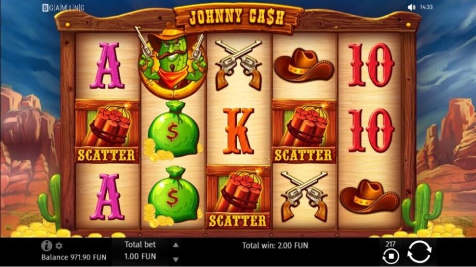 Техническая часть игры Johnny Cash