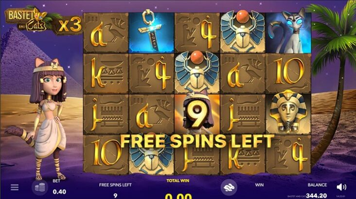 Встроенные бонусы Bastet and Cats