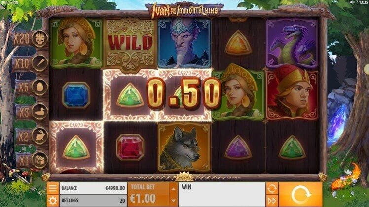 Встроенные бонусы Ivan and the Immortal King