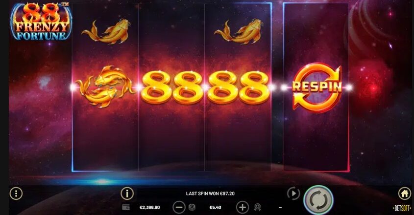 Оформление слота 88 Frenzy Fortune