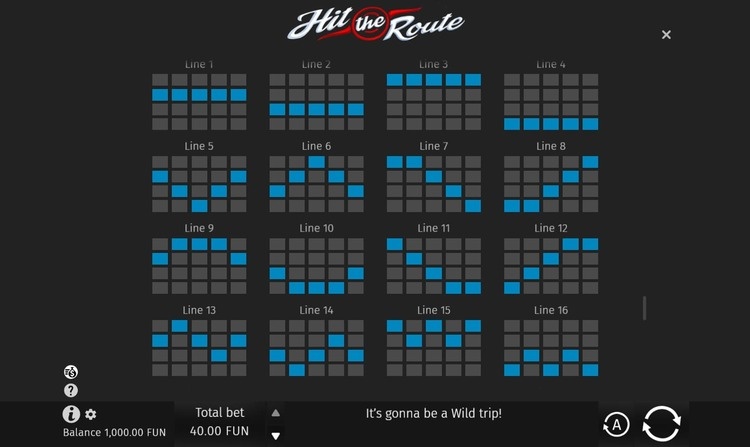 Технические характеристики игры Hit the Route