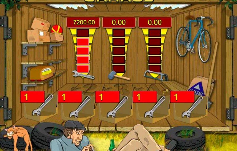 призовая игра слота Garage