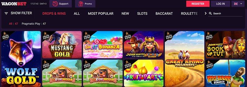 Wagonbet казино слоты