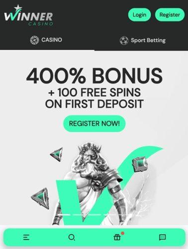 Winner казино моб версия