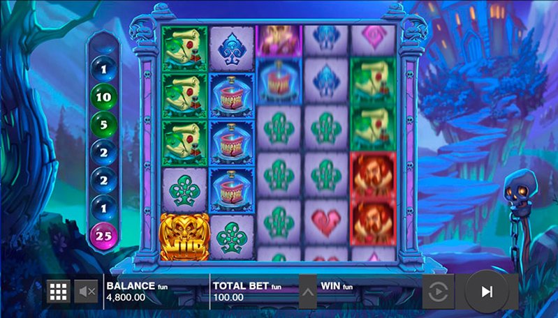 Барабаны слота Fat Drac