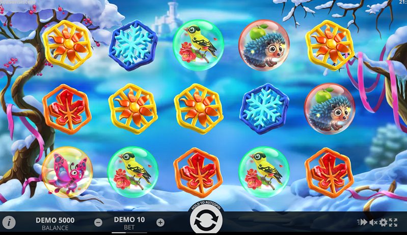 Дизайн слота Season Sisters