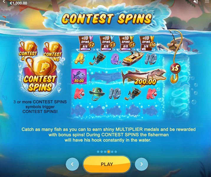 Бонусы слота Bass Boss