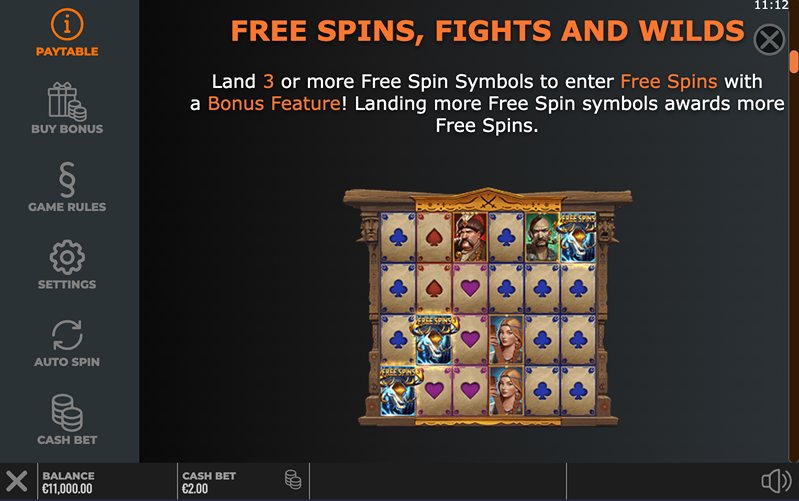 Бонусы слота Of Sabers and Monsters