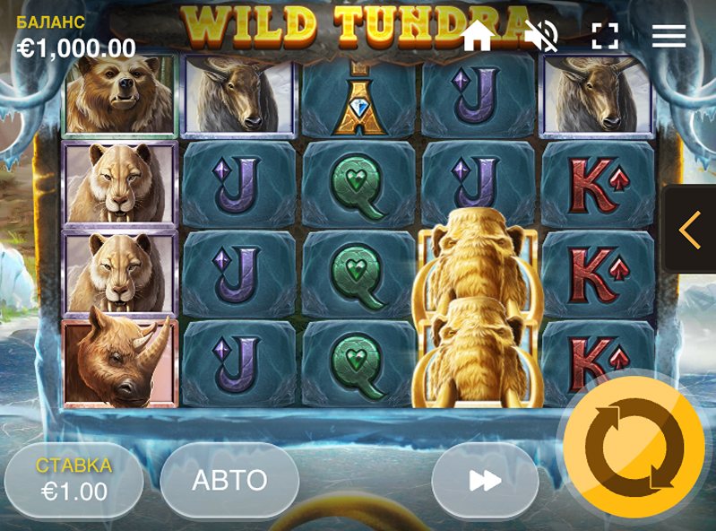 Дизайн слота Wild Tundra